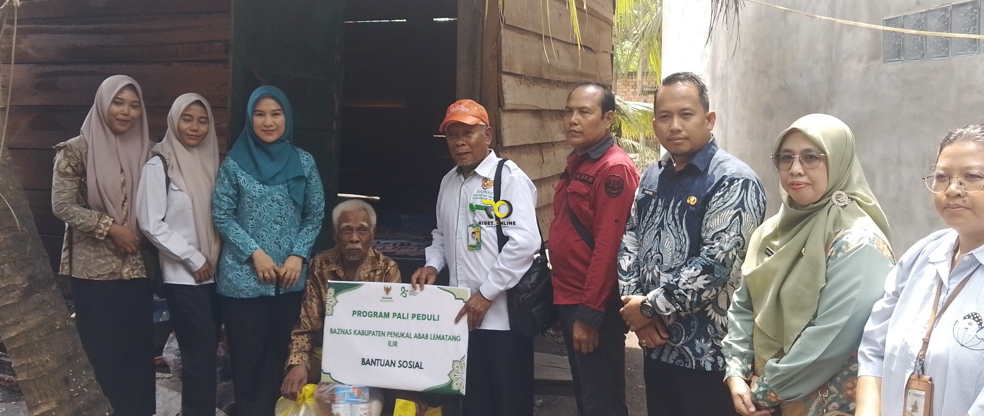 Sinergi Lintas Sektor Pemkab PALI Sambangi Ahmad Cantik, Lansia Sebatang Kara di Desa Raman Mulia