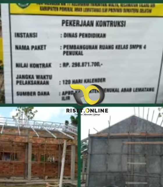 PALI, SUMSEL – Dugaan ketidakwajaran anggaran dalam proyek pendidikan di Kabupaten Penukal Abab Lema